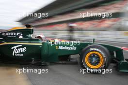 27.02.2010 Barcelona, Spain,  Jarno Trulli (ITA), Lotus F1 Team  - Formula 1 Testing, Barcelona