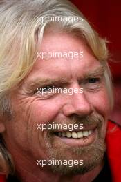 27.02.2010 Barcelona, Spain,  Sir Richard Branson, Chairman of the Virgin Group - Formula 1 Testing, Barcelona