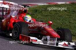 28.02.2010 Barcelona, Spain,  Felipe Massa (BRA), Scuderia Ferrari - Formula 1 Testing, Barcelona