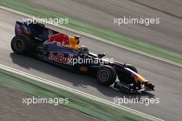 28.02.2010 Barcelona, Spain,  Sebastian Vettel (GER), Red Bull Racing  - Formula 1 Testing, Barcelona
