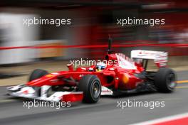 25.02.2010 Barcelona, Spain,  Fernando Alonso (ESP), Scuderia Ferrari  - Formula 1 Testing, Barcelona