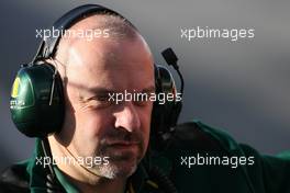 25.02.2010 Barcelona, Spain,  Mike Gascoyne (GBR), Team Lotus project manager  - Formula 1 Testing, Barcelona