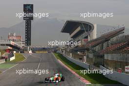 25.02.2010 Barcelona, Spain,  Vitantonio Liuzzi (ITA), Force India F1 Team  - Formula 1 Testing, Barcelona