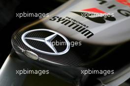 25.02.2010 Barcelona, Spain,  Mercedes GP, front wing detail - Formula 1 Testing, Barcelona