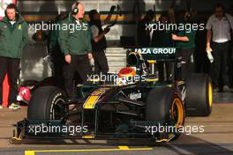 25.02.2010 Barcelona, Spain,  Fairuz Fauzy (MAL), Test Driver, Lotus F1 Team  - Formula 1 Testing, Barcelona