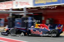 25.02.2010 Barcelona, Spain,  Mark Webber (AUS), Red Bull Racing  - Formula 1 Testing, Barcelona