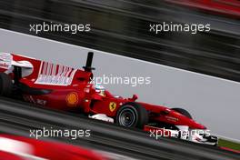 25.02.2010 Barcelona, Spain,  Fernando Alonso (ESP), Scuderia Ferrari  - Formula 1 Testing, Barcelona