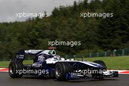 27.08.2010 Spa, Belgium,  Rubens Barrichello (BRA), Williams F1 Team - Formula 1 World Championship, Rd 13, Belgium Grand Prix, Friday Practice