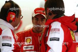 27.08.2010 Spa, Belgium,  Fernando Alonso (ESP), Scuderia Ferrari - Formula 1 World Championship, Rd 13, Belgium Grand Prix, Friday Practice
