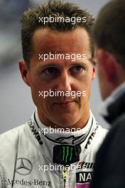 27.08.2010 Spa, Belgium,  Michael Schumacher (GER), Mercedes GP Petronas - Formula 1 World Championship, Rd 13, Belgium Grand Prix, Friday Practice