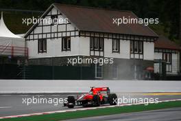 27.08.2010 Spa, Belgium,  Lucas di Grassi (BRA), Virgin Racing  - Formula 1 World Championship, Rd 13, Belgium Grand Prix, Friday Practice