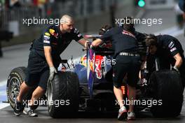 27.08.2010 Spa, Belgium,  Sebastian Vettel (GER), Red Bull Racing  - Formula 1 World Championship, Rd 13, Belgium Grand Prix, Friday Practice