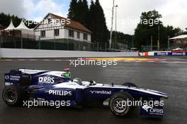 27.08.2010 Spa, Belgium,  Rubens Barrichello (BRA), Williams F1 Team  - Formula 1 World Championship, Rd 13, Belgium Grand Prix, Friday Practice