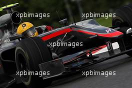 27.08.2010 Spa, Belgium,  Bruno Senna (BRA), Hispania Racing F1 Team, HRT - Formula 1 World Championship, Rd 13, Belgium Grand Prix, Friday Practice