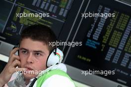 27.08.2010 Spa, Belgium,  Paul di Resta (GBR), Test Driver, Force India F1 Team - Formula 1 World Championship, Rd 13, Belgium Grand Prix, Friday Practice