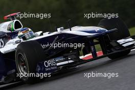 27.08.2010 Spa, Belgium,  Rubens Barrichello (BRA), Williams F1 Team, FW32 - Formula 1 World Championship, Rd 13, Belgium Grand Prix, Friday Practice