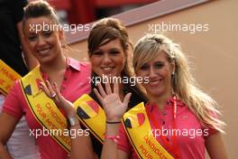 29.08.2010 Spa, Belgium,  Grid girl - Formula 1 World Championship, Rd 13, Belgium Grand Prix, Sunday Grid Girl