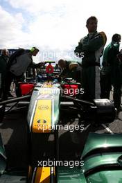 29.08.2010 Spa, Belgium,  Jarno Trulli (ITA), Lotus F1 Team  - Formula 1 World Championship, Rd 13, Belgium Grand Prix, Sunday Pre-Race Grid