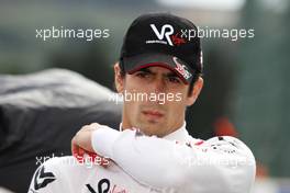 29.08.2010 Spa, Belgium,  Lucas di Grassi (BRA), Virgin Racing  - Formula 1 World Championship, Rd 13, Belgium Grand Prix, Sunday Pre-Race Grid
