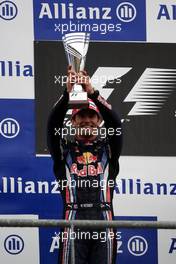 29.08.2010 Spa, Belgium,  Mark Webber (AUS), Red Bull Racing - Formula 1 World Championship, Rd 13, Belgium Grand Prix, Sunday Podium