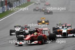 29.08.2010 Spa, Belgium,  Felipe Massa (BRA), Scuderia Ferrari, F10 - Formula 1 World Championship, Rd 13, Belgium Grand Prix, Sunday Race