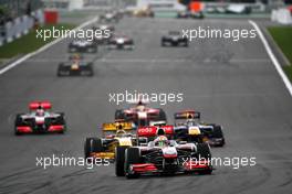 29.08.2010 Spa, Belgium,  Lewis Hamilton (GBR), McLaren Mercedes - Formula 1 World Championship, Rd 13, Belgium Grand Prix, Sunday Race