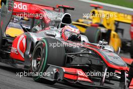 29.08.2010 Spa, Belgium,  Jenson Button (GBR), McLaren Mercedes  - Formula 1 World Championship, Rd 13, Belgium Grand Prix, Sunday Race