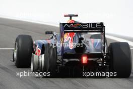 29.08.2010 Spa, Belgium,  Sebastian Vettel (GER), Red Bull Racing, puncture - Formula 1 World Championship, Rd 13, Belgium Grand Prix, Sunday Race