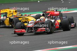 29.08.2010 Spa, Belgium,  Lewis Hamilton (GBR), McLaren Mercedes, Mark Webber (AUS), Red Bull Racing and Robert Kubica (POL), Renault F1 Team  - Formula 1 World Championship, Rd 13, Belgium Grand Prix, Sunday Race