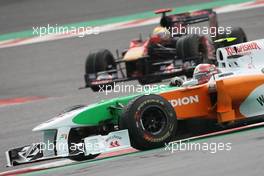 29.08.2010 Spa, Belgium,  Vitantonio Liuzzi (ITA), Force India F1 Team  - Formula 1 World Championship, Rd 13, Belgium Grand Prix, Sunday Race