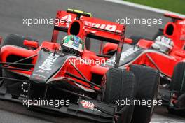 29.08.2010 Spa, Belgium,  Lucas di Grassi (BRA), Virgin Racing  - Formula 1 World Championship, Rd 13, Belgium Grand Prix, Sunday Race