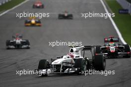 29.08.2010 Spa, Belgium,  Kamui Kobayashi (JAP), BMW Sauber F1 Team - Formula 1 World Championship, Rd 13, Belgium Grand Prix, Sunday Race