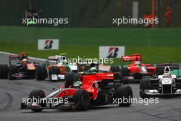 29.08.2010 Spa, Belgium,  Lucas di Grassi (BRA), Virgin Racing   - Formula 1 World Championship, Rd 13, Belgium Grand Prix, Sunday Race