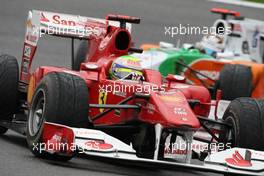 29.08.2010 Spa, Belgium,  Felipe Massa (BRA), Scuderia Ferrari  - Formula 1 World Championship, Rd 13, Belgium Grand Prix, Sunday Race