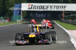 28.08.2010 Spa, Belgium,  Sebastian Vettel (GER), Red Bull Racing - Formula 1 World Championship, Rd 13, Belgium Grand Prix, Saturday Qualifying