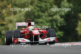 28.08.2010 Spa, Belgium,  Felipe Massa (BRA), Scuderia Ferrari  - Formula 1 World Championship, Rd 13, Belgium Grand Prix, Saturday Practice