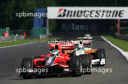 28.08.2010 Spa, Belgium,  Lucas di Grassi (BRA), Virgin Racing - Formula 1 World Championship, Rd 13, Belgium Grand Prix, Saturday Qualifying