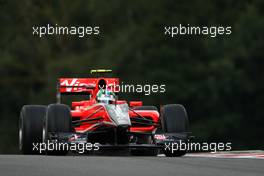 28.08.2010 Spa, Belgium,  Lucas di Grassi (BRA), Virgin Racing  - Formula 1 World Championship, Rd 13, Belgium Grand Prix, Saturday Practice