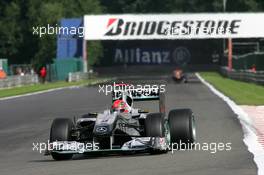 28.08.2010 Spa, Belgium,  Michael Schumacher (GER), Mercedes GP Petronas - Formula 1 World Championship, Rd 13, Belgium Grand Prix, Saturday Qualifying