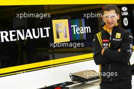 28.08.2010 Spa, Belgium,  Remi Taffin (FRA), race engineer Renault F1 Team - Formula 1 World Championship, Rd 13, Belgium Grand Prix, Saturday