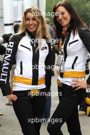 29.08.2010 Spa, Belgium,  Girls - Formula 1 World Championship, Rd 13, Belgium Grand Prix, Sunday