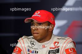29.08.2010 Spa, Belgium,  Lewis Hamilton (GBR), McLaren Mercedes - Formula 1 World Championship, Rd 13, Belgium Grand Prix, Sunday Press Conference