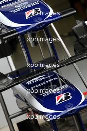 26.08.2010 Spa, Belgium,  Williams front wings details - Formula 1 World Championship, Rd 13, Belgium Grand Prix, Thursday