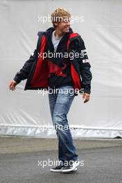 26.08.2010 Spa, Belgium,  Sebastian Vettel (GER), Red Bull Racing  - Formula 1 World Championship, Rd 13, Belgium Grand Prix, Thursday