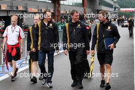26.08.2010 Spa, Belgium,  Robert Kubica (POL), Renault F1 Team - Formula 1 World Championship, Rd 13, Belgium Grand Prix, Thursday