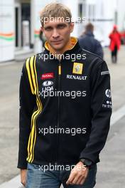 26.08.2010 Spa, Belgium,  Vitaly Petrov (RUS), Renault F1 Team  - Formula 1 World Championship, Rd 13, Belgium Grand Prix, Thursday