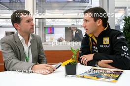 26.08.2010 Spa, Belgium,  Remi Taffin (FRA), race engineer Renault F1 Team - Formula 1 World Championship, Rd 13, Belgium Grand Prix, Thursday
