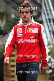 26.08.2010 Spa, Belgium,  Fernando Alonso (ESP), Scuderia Ferrari  - Formula 1 World Championship, Rd 13, Belgium Grand Prix, Thursday