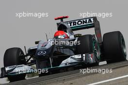 12.03.2010 Sakhir, Bahrain,  Michael Schumacher (GER), Mercedes GP Petronas, W01 - Formula 1 World Championship, Rd 1, Bahrain Grand Prix, Friday Practice