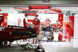 12.03.2010 Sakhir, Bahrain,  Ferrari at night - Formula 1 World Championship, Rd 1, Bahrain Grand Prix, Friday